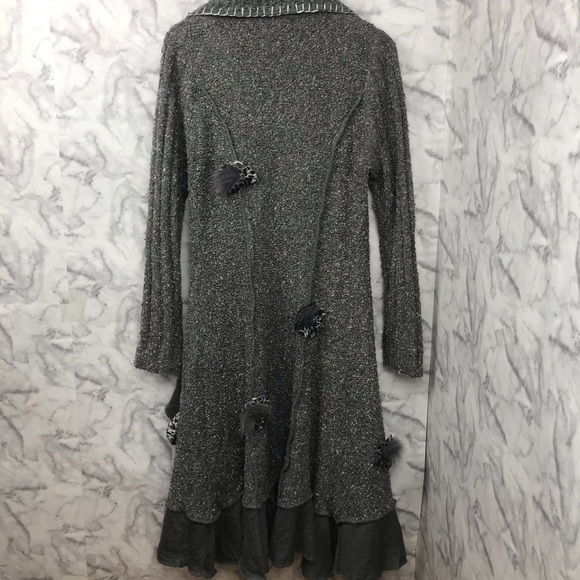 NWT Forla Paris Long Duster Cardigan Sweater - Picture 11 of 16